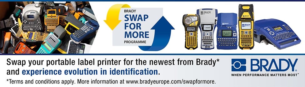 Brady Printers Swop For More Programme